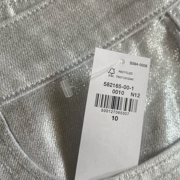 Old Navy Silver Shine Mid-Rise OG Mini Skirt - Picture 12 of 15